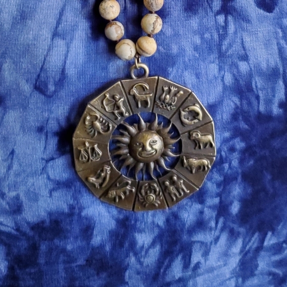 New Astrology Necklace Natural Stones - Picture 5 of 5